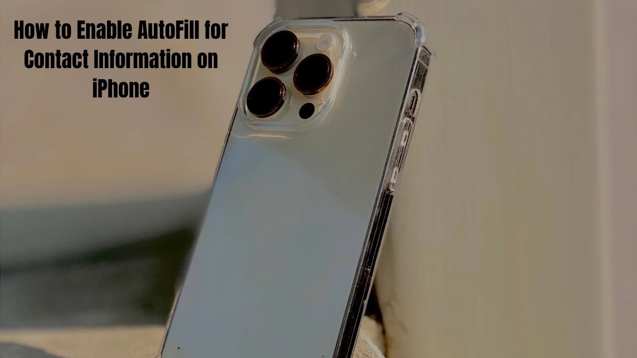 How to Enable AutoFill for Passwords on iPhone