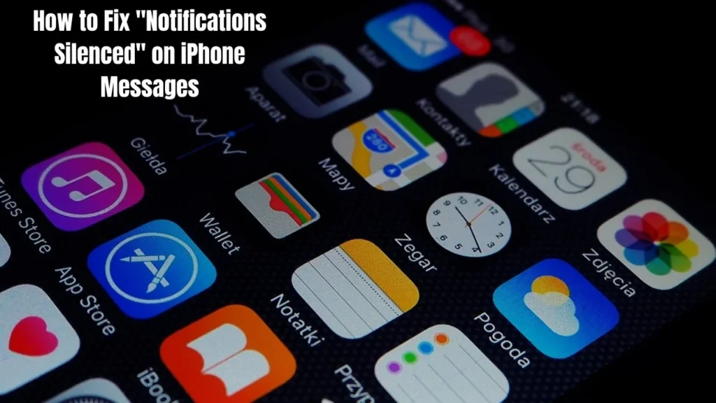 How to Fix "Notifications Silenced" on iPhone Messages