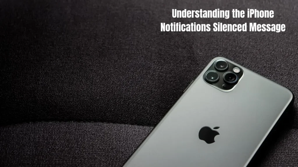 How to Fix "Notifications Silenced" on iPhone Messages