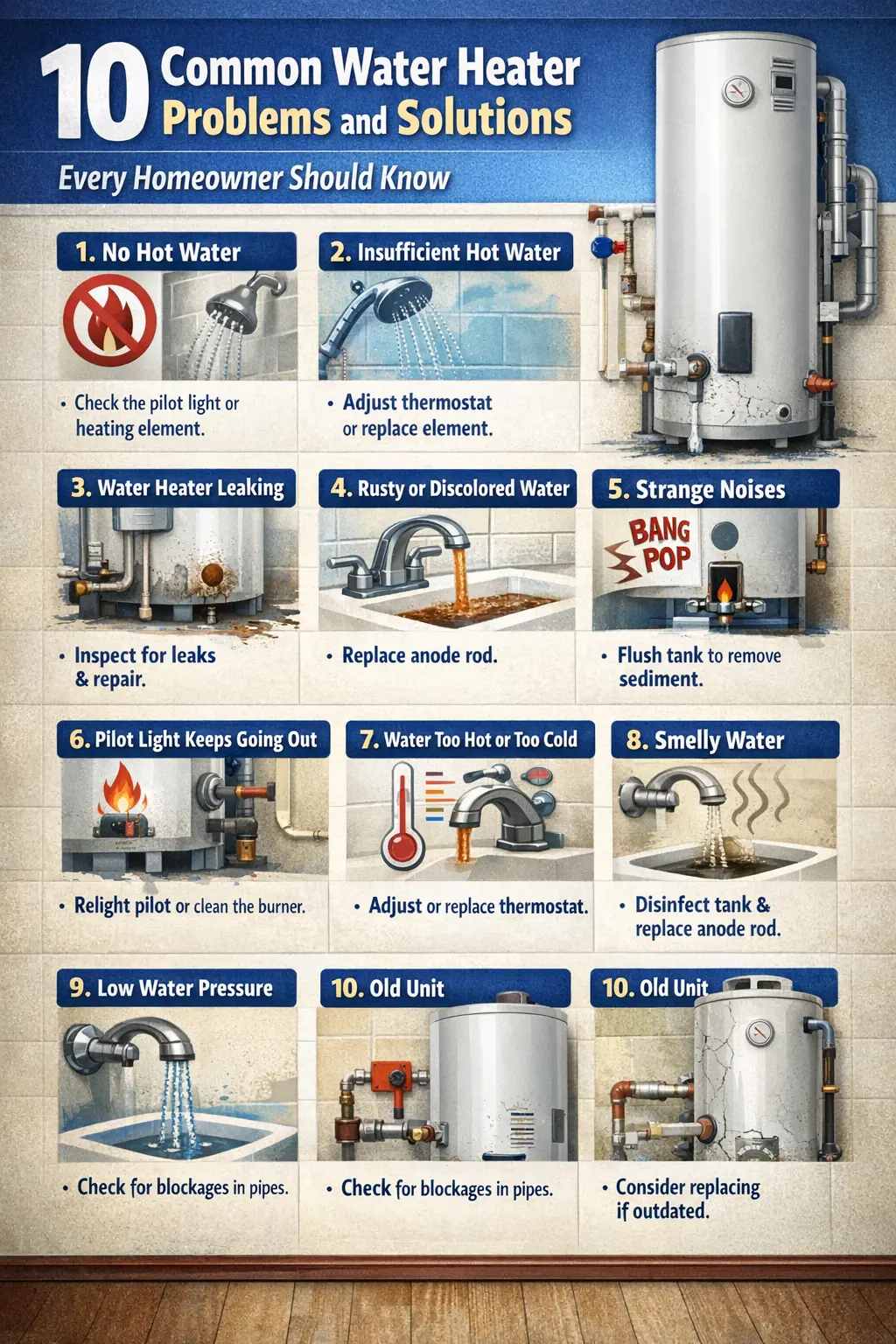 10 Common Water Heater Problems and Solutions Every Homeowner Should Know