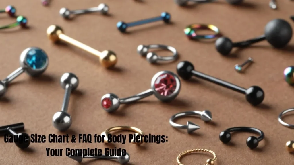 Gauge Size Chart & FAQ for Body Piercings: Your Complete Guide