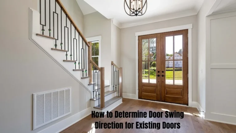 How to Determine Door Swing Direction or Handing
