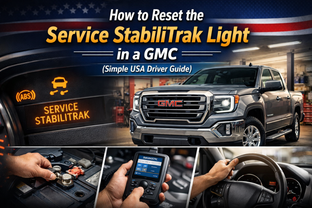 How to Reset the Service StabiliTrak Light in a GMC (Simple USA Driver Guide)
