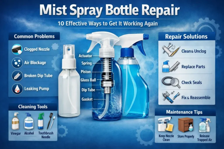 Mist Spray Bottle Repair: 10 Effective Ways to Get It Working Again