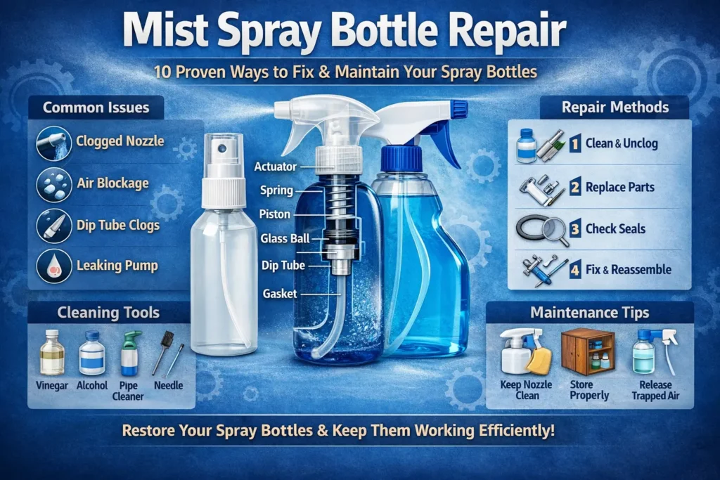 Mist Spray Bottle Repair: 10 Effective Ways to Get It Working Again